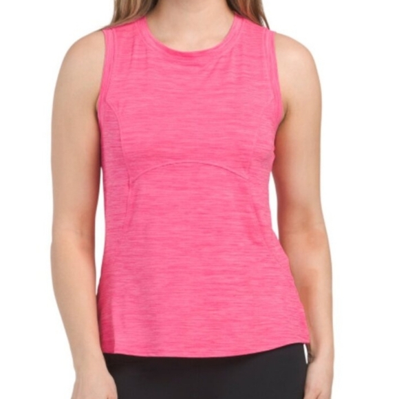 SPYDER Pink Double Peached Jersey Tank Top Sz Small - Picture 1 of 5
